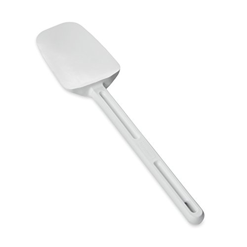 Rubbermaid Commercial Products Temperature Spoon Spatula, 13,5 polegadas, design de restaurante limpo, branco