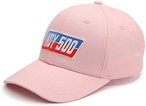 Ajuste o chapéu de tampa de beisebol Indy 500, chapéu de fã de motor de corrida de viagem ajustável para homens e mulheres