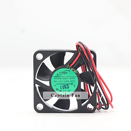 AD0412MX-G70 ADDA FAN 4010 DC12V 0.08A 2 FIE HYPRO ROLAMENTO AXIAL FAM