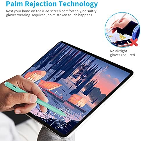 Ipad lápis 8/9/10 Geração, 2022 mais recente caneta compatível com lápis de maçã para 10.2 iPad 8/9/10 Rejeição de palmeira de geração
