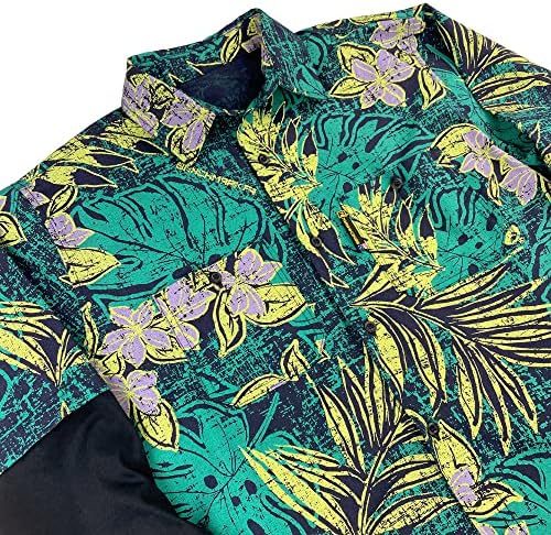 Camisa havaiana resistente à chama resistente à manga longa - feita nos EUA