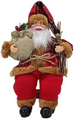 Decorações de Natal Pifude Papai Noel Figura Figura de Natal Ornamento pendurado Ornamento de Natal Doll Papai Noel