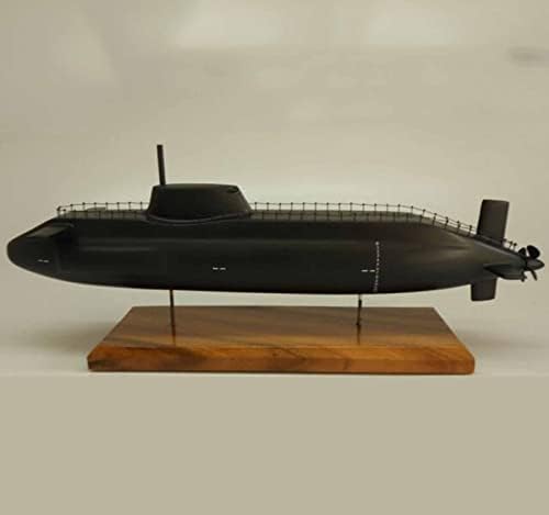 FMOCHANGMDP Submarino 3D Puzzles Modelo de Modelo de Plástico, 1/144 Escala HMS Submarinos de ataque nucleares Astuto, brinquedos e presentes adultos, 26,5 x 3,9 polegadas