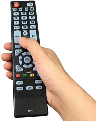 Controle remoto de substituição Compatível para Westinghouse TV RMT-21 RMT21 CW50T9YW CW50T9YW VR-5525Z VR-3710 VR-3725 VR2215