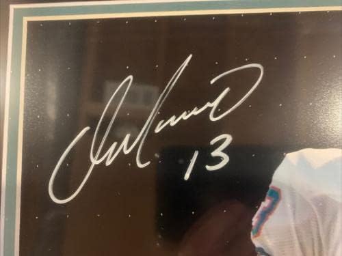 Dan Marino Autografado assinado Dolphins 16x20 foto emoldurada PSA/DNA - Fotos autografadas da NFL