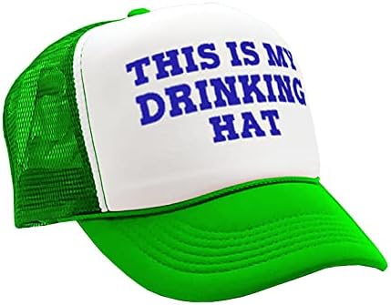 Guacamole - Este é o meu chapéu para beber - Bêbado Faculdade - Faculdade - Vintage Retro Style Trucker Cap Hat Hat