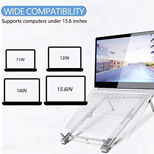 Stand e montagem de ondas de caixa compatível com Fujitsu LifeBook U7412 - Pocket Aluminium Stand 3 -em -1, portátil e