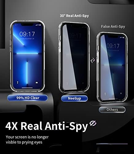 Caso de privacidade para iPhone 12 Pro Max, [ de sensibilidade da tela] [com protetor de tela anti Peep] [proteção do corpo inteiro]