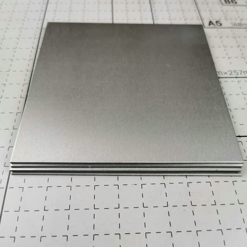 1PCS Ni 99,9% Alta placa de níquel pura espessura 0,3mm-5mm 100x100mm Eletroplatação de níquel ânodo de níquel para pesquisa científica