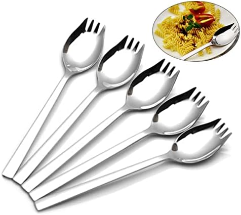 Upkoch 3pcs gelo e jantar colheres colher metal utensils de madeira garfo sobremes