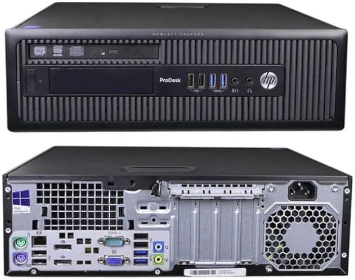 HP Prodesk 600 G1 SFF PC para desktop, desktop reformado i7, Win 10 Business Computers, 32 GB de RAM, 1 TB SSD, DVD, DP, HDMI, WiFi,