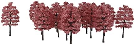Fancyes 20X 1: 100 Model cenário árvores para decorações de diorama de jardim