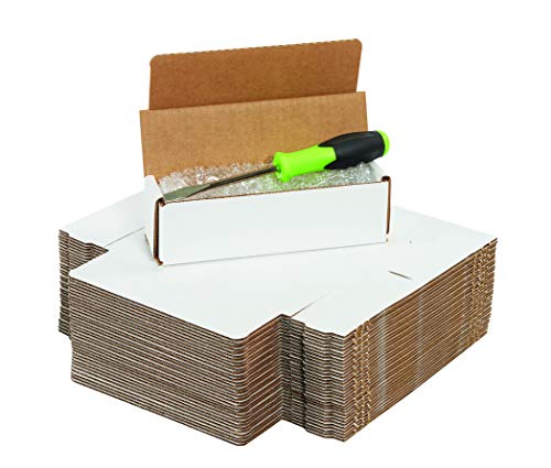 Caixas de remessa da caixa USA Small 8 L x 6 W x 3 H, 250-Pack | Caixa de papelão ondulada para embalagem, movimentação