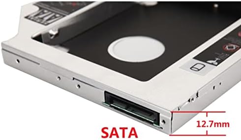 12,7mm SATA 2º HDD SSD Disco rígido Drive de disco Ótico Bay Caddy Adaptador Bandeja para Samsung R560 R580 R590 R610 R620