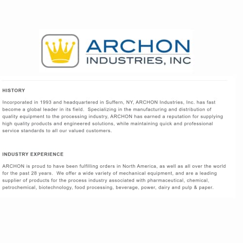 Archon Industries RT12-SW TRANHO traseiro bico de spray, aço inoxidável, aço inoxidável/nitrilo, 0,5 NPT, branco