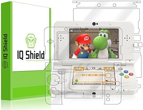 IQ Shield CORPO COMPLETO COMPATÍVEL COM NINTENDO 3DS + Liquidskin Clear Screen Protector HD e Filme Anti-Bubble