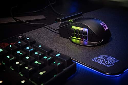 Thermaltake TT Esports Nemesis Switch MOBA/MMO/RTS Optical RGB Gaming Mouse, MO-NMS-WDOOBK-01