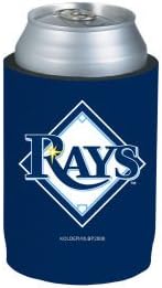 Kolder MLB Tampa Bay Rays Can Holder Blue Sports Fan Beverage Koozies, cor da equipe, tamanho único