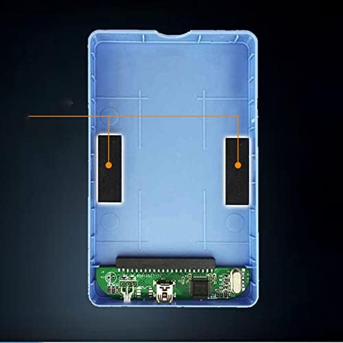 Ｋｌｋｃｍｓ 2.5in Externo USB 3.0 Disk HDD Case de armazenamento de gabinetes, caixa adaptadora, para laptop para desktop, azul