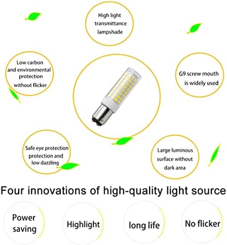 Lâmpada LED B15d 690lumen Bulbo de halogênio 6W 3000K Mini luz não diminuída quente, lâmpadas LED B15D, lâmpada LED