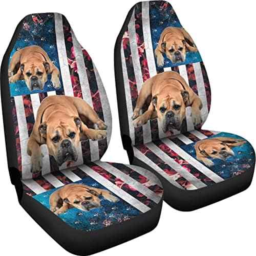 Tampas de assento universal de assento universal de cão de bullmastiff cão