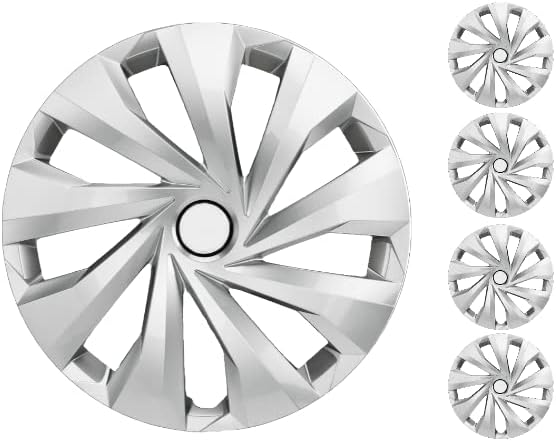 Conjunto de Copri de tampa de 4 rodas de 16 polegadas prateada cuba de prata se encaixa em hyundai sotaque