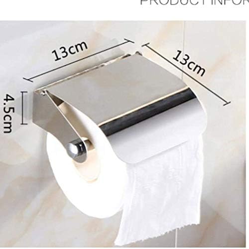 Suporte de papel de papel higiênico, porta de papel rolo de papel para o banheiro banheiro caixa de papel higiênico
