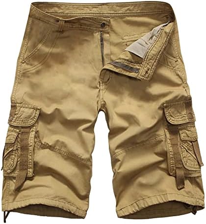 Shorts de carga de saxigol para homens 2023 plus size multifol zagueiro com zíper do botão de macacão solto casual calças