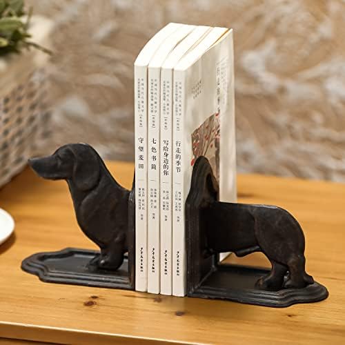Phaxth Dachshund Dog Books Decorative, Wiener Dog Livro termina, par