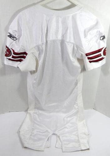 2006 San Francisco 49ers Blank Game emitido White Jersey 42 DP33490 - Jerseys de Jerseys usados ​​da NFL não assinada