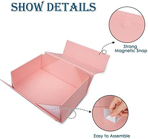 Caixa de presente oairse com caixa de retângulo de tampa com tampa magnética para embalagem de presente Caixa de