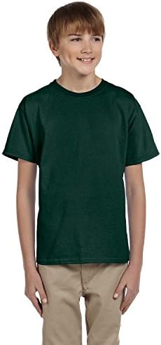 Por Hanes Youth 52 oz, 50/50 T -shirt EcoSmart - Floresta Deep - XL -