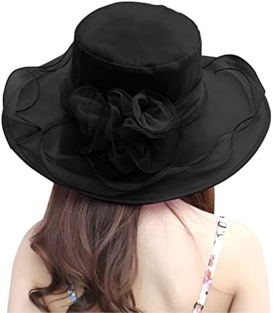 Mulheres renda sólida chapéu de igreja sólida chapéu de casamento chapéu fascinador