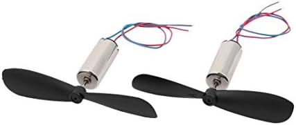 Aexit 1Pair DC Equipamento elétrico 3V 18000rpm 7x16mm Motor W helicóptero CCW CW hélice para quadcopter