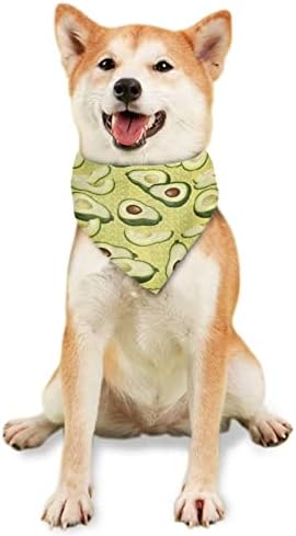 Jeiento abacate bandana para cães pequenos médios grandes, cachorro cão cão cão triangle bibs lenço para menina ou menino, acessórios de lenço de cachorro