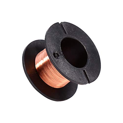 Fio de ímã, 5pcs 0,1 mm de diâmetro de 12m de comprimento de fio de cobre de arame de cobre para soldagem Manutenção de arame Precision Reconstomagnet da placa -mãe Precisão