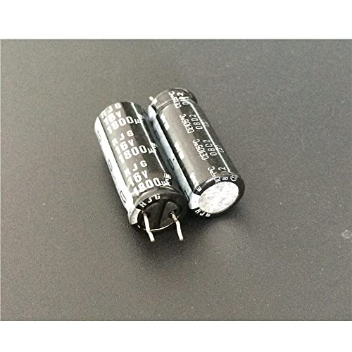 10pcs 1800UF 16V RJG Série 10x25mm 16v1800UF Capacitor de grau de áudio