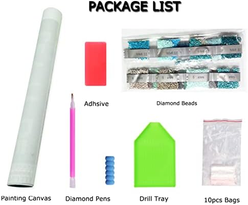 Kits de pintura de diamante 5D DIY para iniciantes para adultos, kits de pintura de diamante panda kits redondos de arte