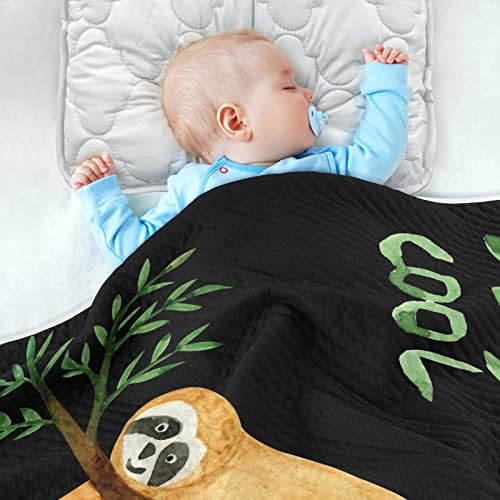 Cataku Corte de bebê preto preto para meninos Casto de algodão Cama de cobertor Lança macio macio recebendo cobertor de bebê para