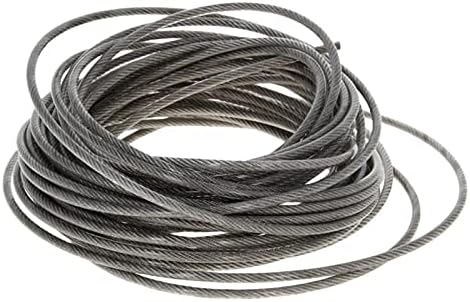 Acessórios Anyufei Cabo de arame de aço revestido com 304 aço de aço de aço 54 corda de arame flexível 1,2/3/5mm dia 5 ~ 10m de comprimento varal de cabo de elevação 1pcs