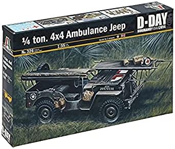 Italeri 510000326 - 1: 35 1/4 Ton 4x4 Jeep de ambulância