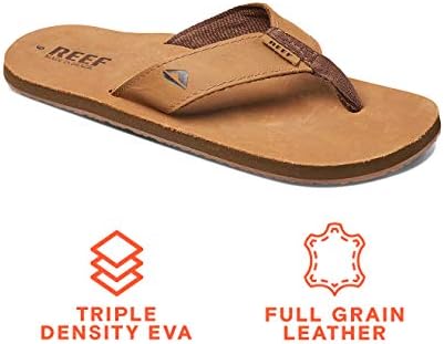 Reef Men's Leather Smoothy Flop