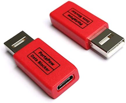 Portapow USB-A para USB-C Bloqueador de dados