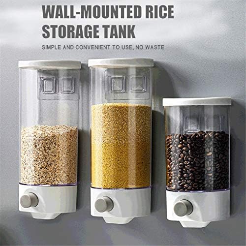 Armazenamento de gelo para o tanque de armazenamento de arroz de arroz de freezer montado na parede de grãos integrais cozinha arroz de arroz, refeições e bares grandes recipientes com tampas para alimentos