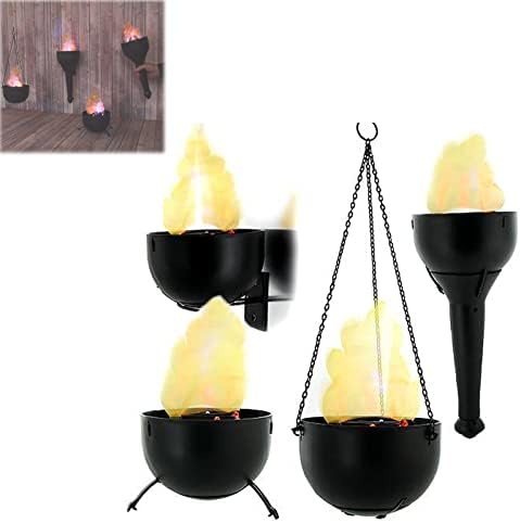 LED FALK FIRE Flame Light 3D Campfire Lamp 4 em 1 Plicking Fire Fire Flame Flame Electronic Flame Night Light Decor para