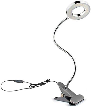 Wefoonlo Dimmable 5W LED Plug USB Clipe na luz Luminagem de Leitura de Gobes flexíveis para laptop, livro, piano, cabeceira