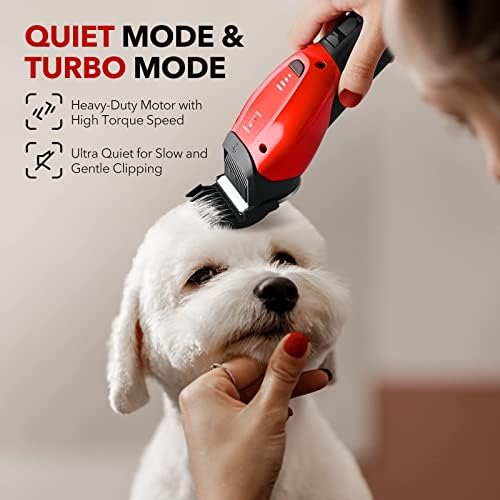 Clippers de cães para cuidados com cães para limpeza, modo inteligente exclusivo, kit de preparação para animais de estimação
