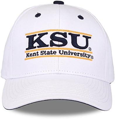 NCAA Kent State Golden Flashes unissex NCAA The Game Bar Design Hat, White, Ajustável