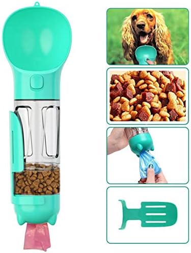 Maxmyo Outdoor Multi-funcional de suprimentos para animais de estimação, água potável, alimentação, tratamento de excrementos, coleta