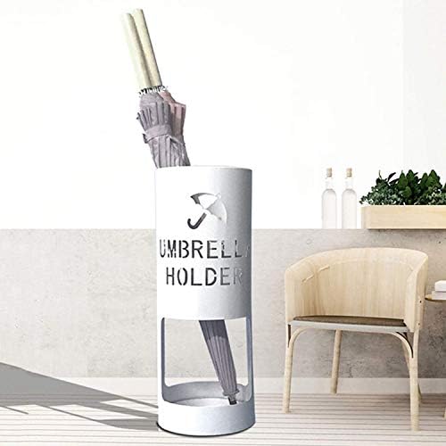 Razzum Umbrella Stands, Hollow Letter Umbrella Stand, com 3 ganchos, porta -guarda -chuva criativo para lojas de